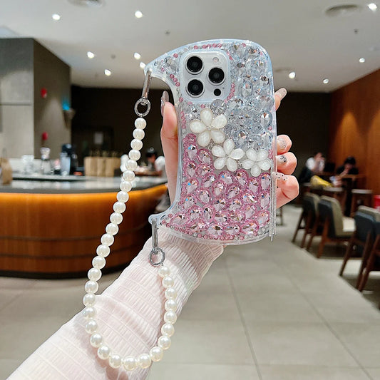 Handmade Flower Diamond Phone Case