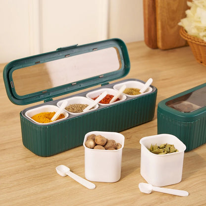 4-in-1 Separated Seasoning Container Set - Buy 1 Get 1 Free