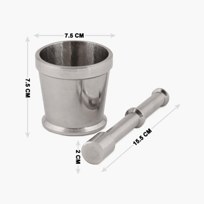 Aluminium Premium Quality Mortar and Pestle Set