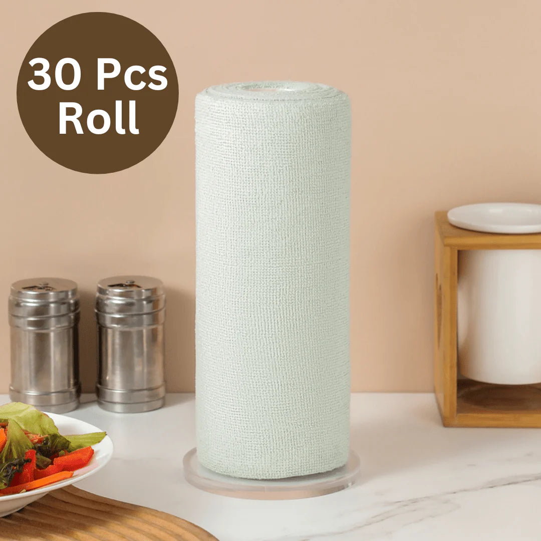 Microfiber Cleaning Cloth Roll - 80 Cleaning Cloths