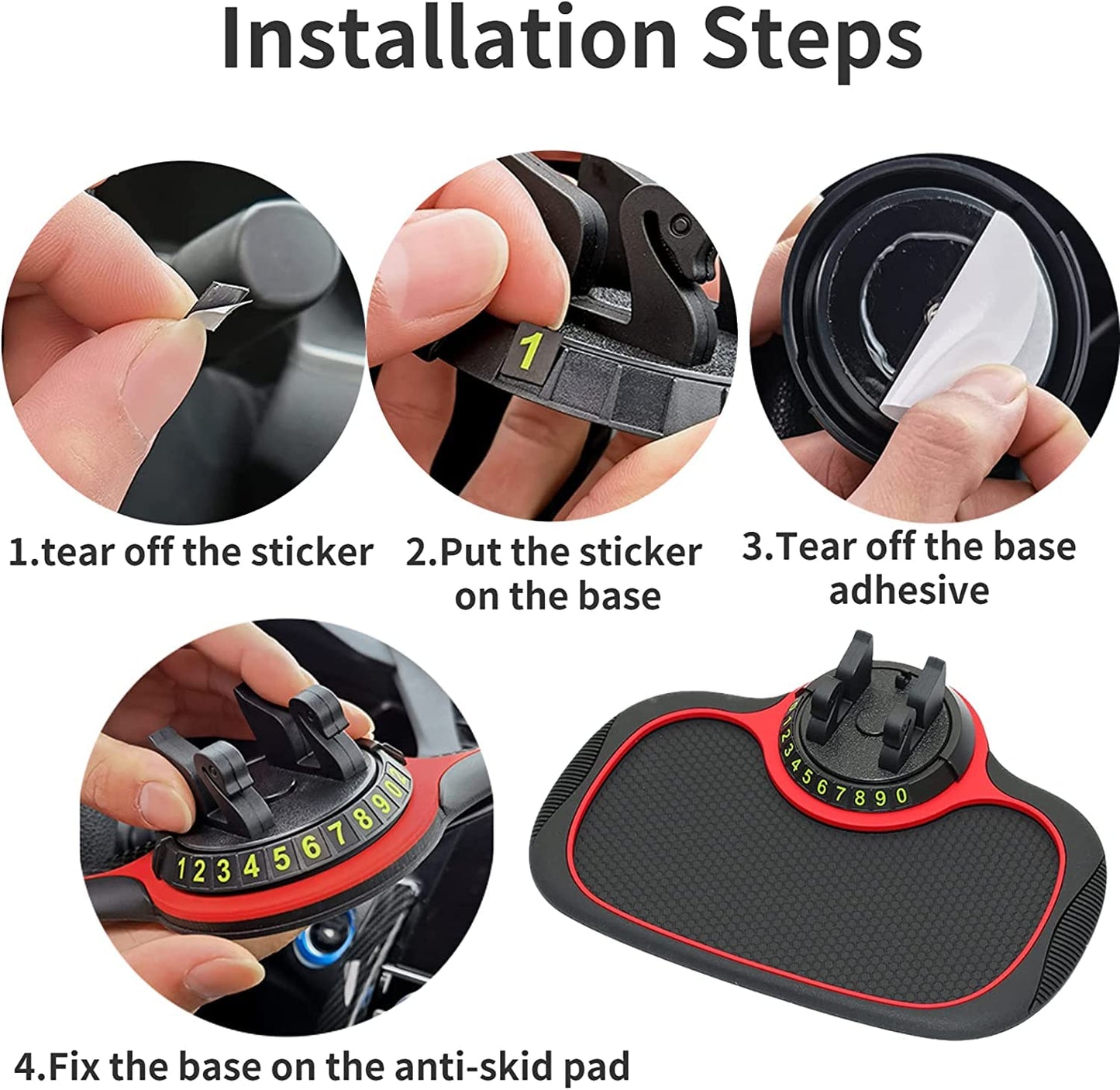 Car Instrument Anti Slip Mat