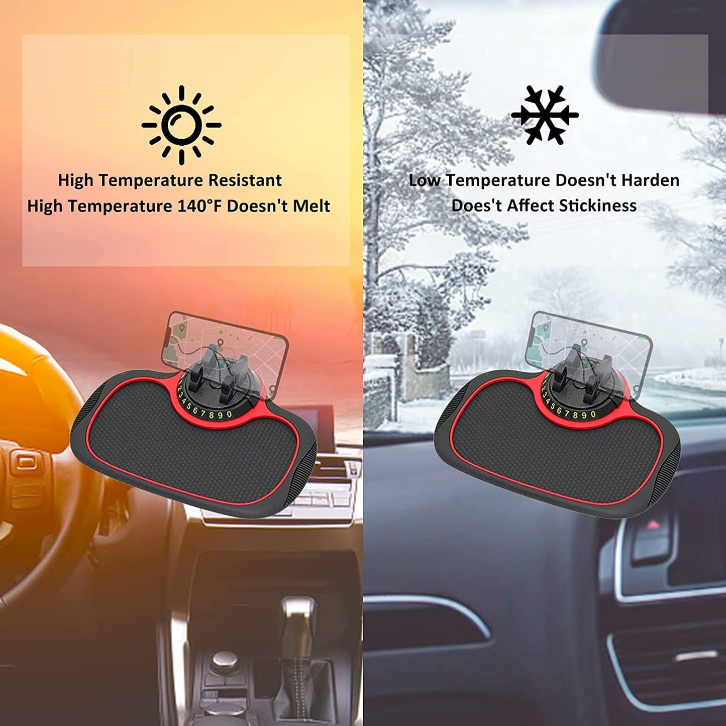 Car Instrument Anti Slip Mat