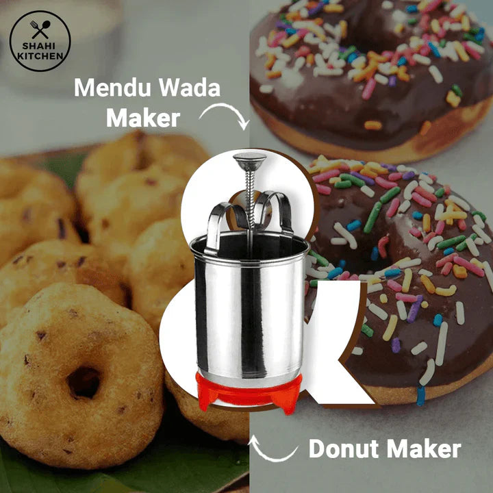 Stainless Steel Medu Vada Maker With Stand